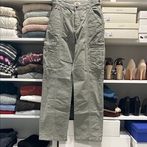 Marine Layer Women's Cargo Pants in Olive